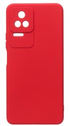 Накладка силиконовая Silicone Cover для Xiaomi Poco F4 5G красная