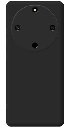 Накладка силиконовая Silicone Cover для Honor X9a / Honor Magic5 Lite 5G черная