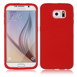 Накладка силиконовая для Samsung Galaxy S6 SM-G920 красная