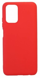 Накладка силиконовая Soft Touch для Xiaomi Redmi Note 10 / Xiaomi Redmi Note 10S / Poco M5s красная