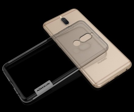 Накладка силиконовая Nillkin Nature TPU Case для Huawei Nova 2i / Mate 10 Lite прозрачно-черная