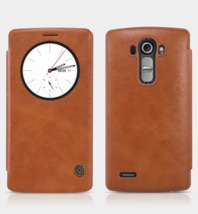 Чехол-книжка Nillkin Qin Leather Case для LG G4 коричневый