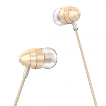 Наушники Hoco M5 Colorful Conch Universal Earphone золотые