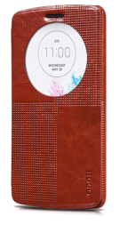 Чехол-книжка HOCO Crystal Leather Case для LG G3 коричневый