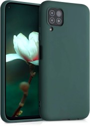 Накладка силиконовая Silicone Cover для Huawei P40 Lite / Nova 7i / Nova 6 SE зелёная