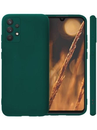 Накладка силиконовая Silicone Cover для Samsung Galaxy A23 A235 зелёная