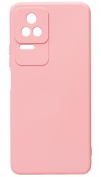 Накладка силиконовая Silicone Cover для Xiaomi Poco F4 5G розовая