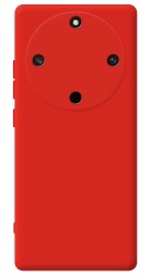 Накладка силиконовая Silicone Cover для Honor X9a / Honor X40 5G / Honor Magic5 Lite 5G красная