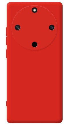 Накладка силиконовая Silicone Cover для Honor X9a / Honor Magic5 Lite 5G красная