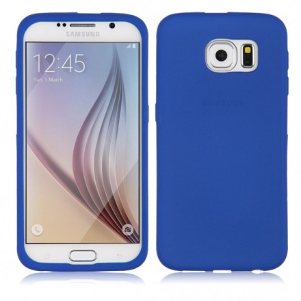 Накладка силиконовая для Samsung Galaxy S6 SM-G920 синяя