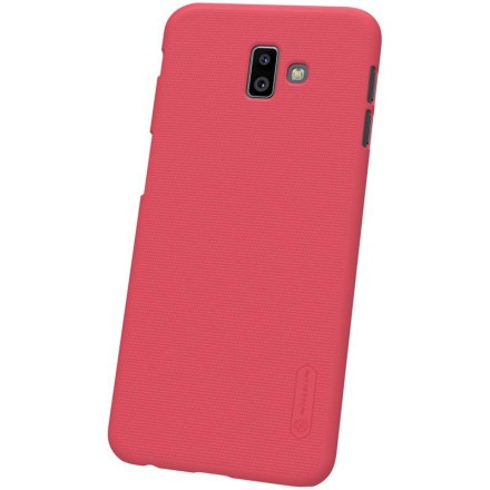 Накладка пластиковая Nillkin Frosted Shield для Samsung Galaxy J6 Plus (2018) J610 красная