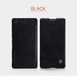 Чехол Nillkin Qin Leather Case для Sony Xperia M5/M5 Dual Black (черный)