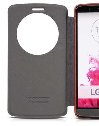 Чехол HOCO Crystal Leather Case для LG Optimus G3 Red (красный)