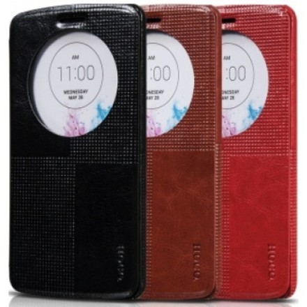 Чехол HOCO Crystal Leather Case для LG Optimus G3 Red (красный)