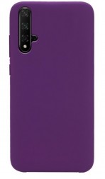 Накладка силиконовая Silicone Cover для Huawei Nova 5T / Honor 20 фиолетовая