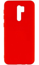 Накладка силиконовая Silicone Cover для Xiaomi Redmi Note 8 Pro красная