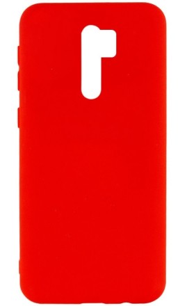 Накладка силиконовая Silicone Cover для Xiaomi Redmi Note 8 Pro красная
