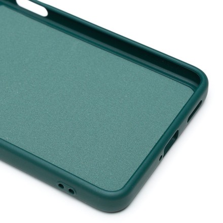 Накладка силиконовая Silicone Cover для Poco F4 5G зелёная