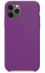 Накладка силиконовая Silicone Case для Apple iPhone 11 Pro Max фиолетовая