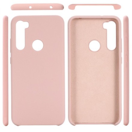 Накладка силиконовая My Colors для Xiaomi Redmi Note 8 / Note 8 (2021) розовая