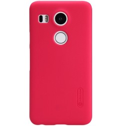 Накладка пластиковая Nillkin Frosted Shield для LG Nexus 5X красная