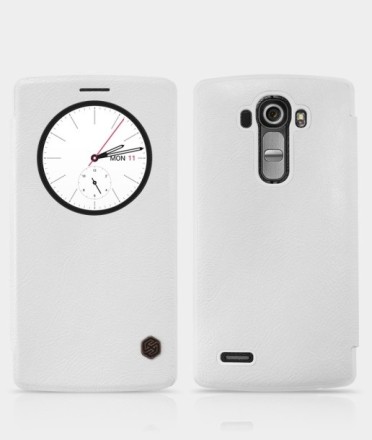 Чехол-книжка Nillkin Qin Leather Case для LG G4 белый