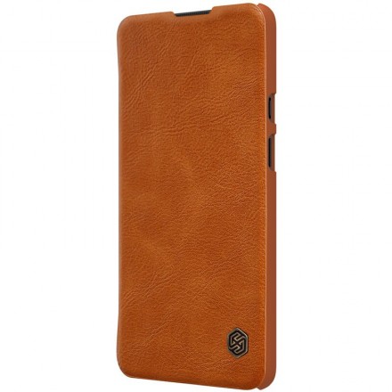 Чехол-книжка Nillkin Qin Leather Case для OnePlus 9 коричневый