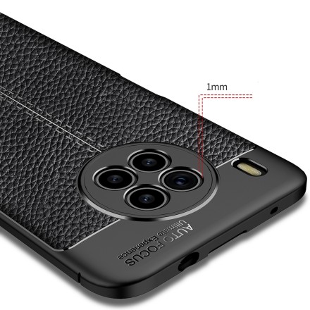 Накладка силиконовая для Honor 50 Lite / Huawei Nova 8i под кожу чёрная