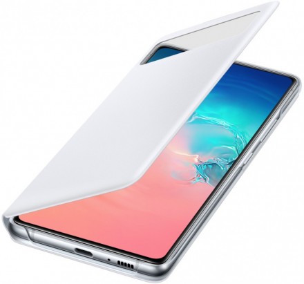 Чехол Samsung S View Wallet Cover для Samsung Galaxy S10 Lite G770 EF-EG770PWEGRU белый