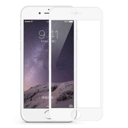 Защитное стекло для iPhone 6 Plus/6s Plus полноэкранное 3D белое