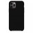 Накладка силиконовая Silicone Cover для Apple iPhone 11 Pro Max черная