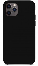 Накладка силиконовая Silicone Case для Apple iPhone 11 Pro Max черная
