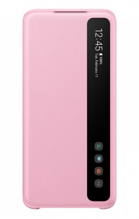 Чехол Samsung Clear View Cover для Samsung Galaxy S20 G980 EF-ZG980CPEGRU розовый