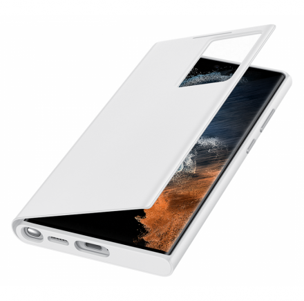 Чехол Samsung Smart Clear View Cover для Samsung Galaxy S22 Ultra S908 EF-ZS908CWEGRU белый