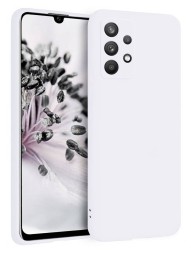 Накладка силиконовая Silicone Cover для Samsung Galaxy A23 A235 белая