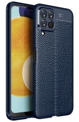 Накладка силиконовая для Samsung Galaxy M53 5G M536 под кожу синяя