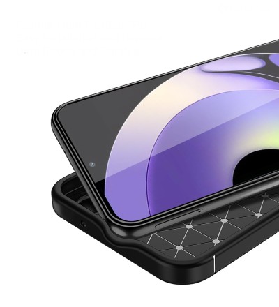 Накладка силиконовая для Realme 10 Pro 5G под кожу чёрная