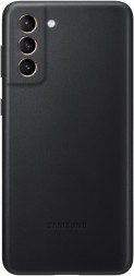 Накладка Samsung Leather Cover для Samsung Galaxy S21 Plus G996 EF-VG996LBEGRU черная
