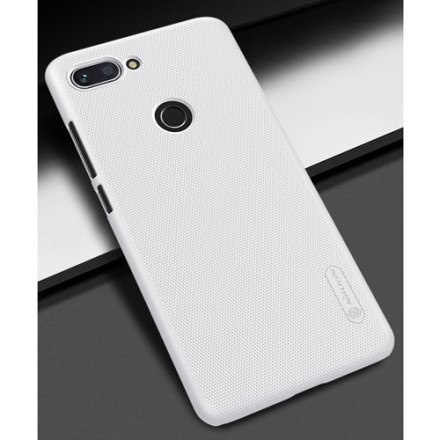 Накладка пластиковая Nillkin Frosted Shield для Xiaomi Mi 8 Lite белая