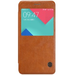 Чехол-книжка Nillkin Qin Leather Case для Samsung Galaxy A9 (2016) A900 коричневый