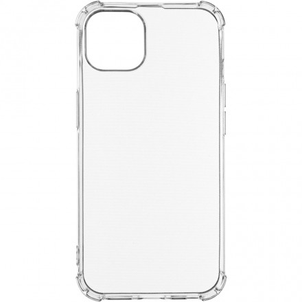 Накладка силиконовая противоударная для Apple iPhone 13 прозрачная