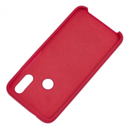 Накладка силиконовая Silicone Cover для Xiaomi Mi A2 Lite / Xiaomi Redmi 6 Pro бордовая