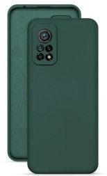 Накладка силиконовая Silicone Cover для Xiaomi Mi 10T / Mi 10T Pro зелёная