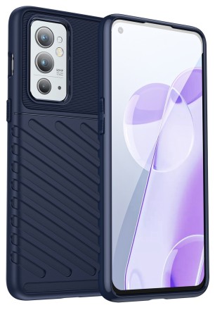 Накладка силиконовая Thunder Series для OnePlus 9RT синяя