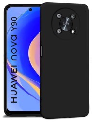 Накладка силиконовая Silicone Cover для Huawei Nova Y90 черная
