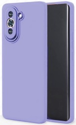 Накладка силиконовая Silicone Cover для Huawei Nova 10 Pro сиреневая