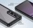 Накладка пластиковая для Sony Xperia 1 V (Sony Xperia 1 5) с силиконовой окантовкой чёрная