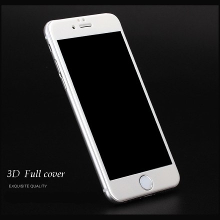 Защитное стекло FaisON для iPhone 6/6s полноэкранное белое