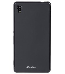 Накладка Melkco силиконовая для Sony Xperia M4 Aqua черная