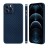 Накладка пластиковая ультратонкая Carbon Ultra Slim для iPhone 12 / iPhone 12 Pro синяя